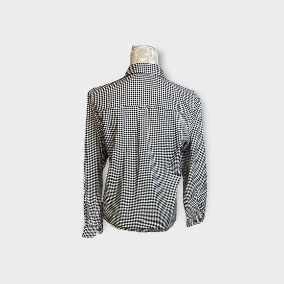 Orvis women’s checkered button down top in size small. - Picture 4 of 8